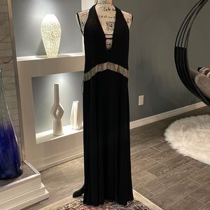 Sexy long black dress